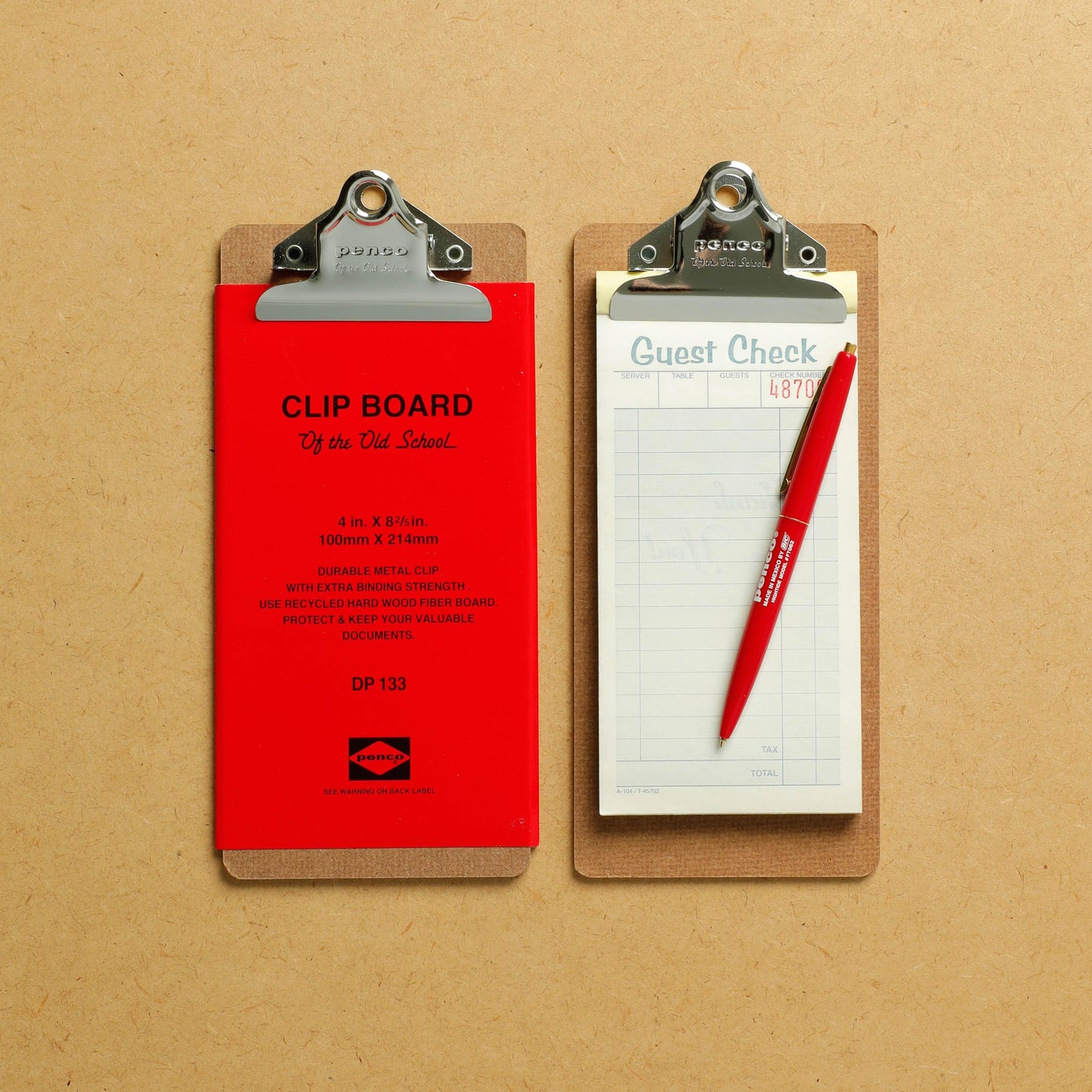 Clipboard O/S Check Silver