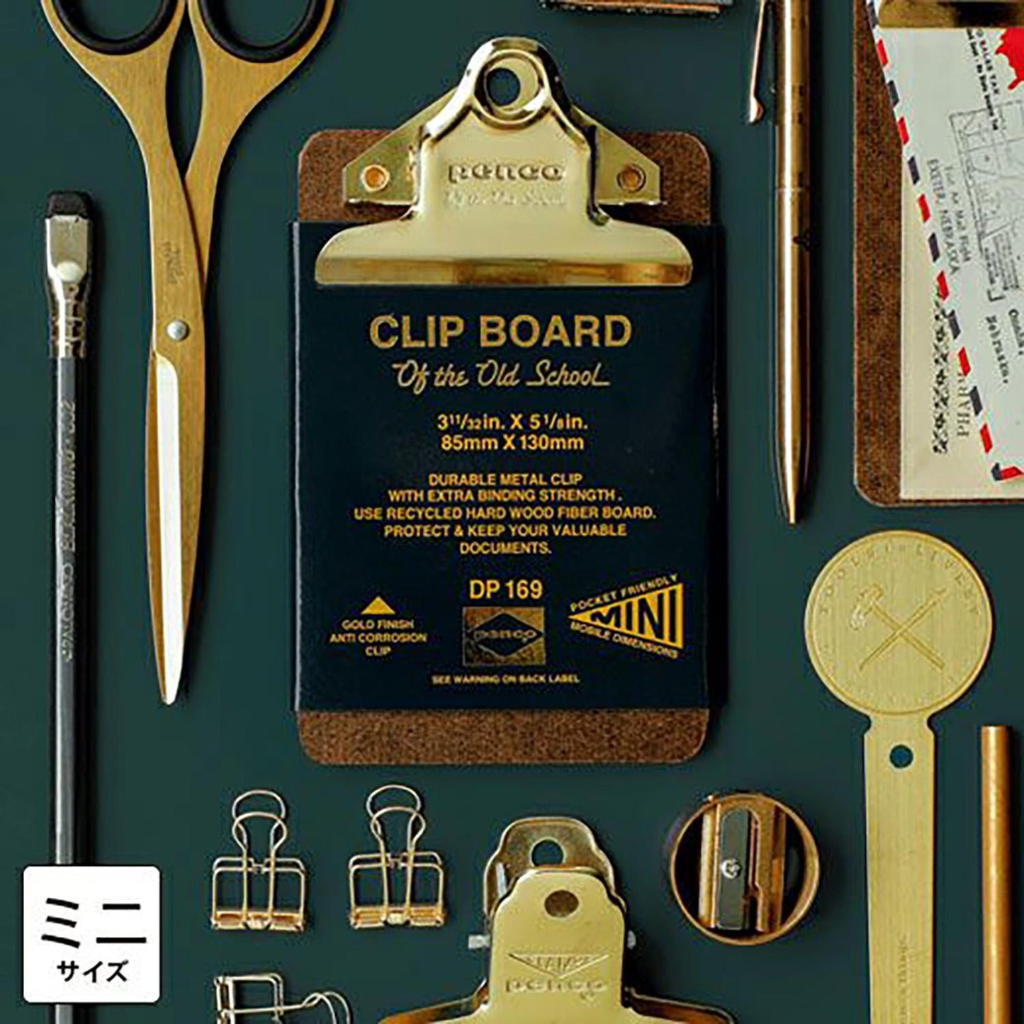 Clipboard O/S Mini Gold