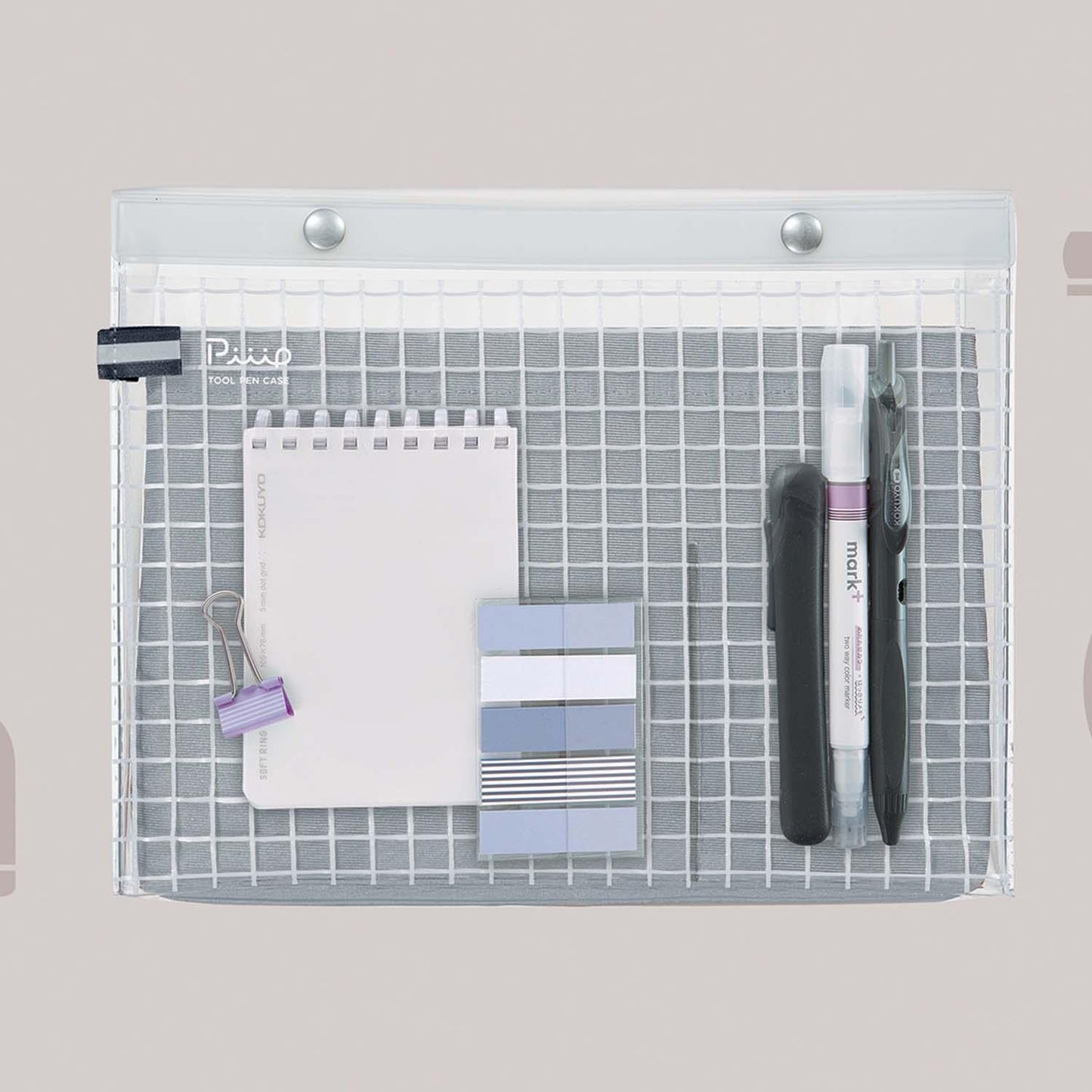 Tool Pen Case Piiip A5 Grey