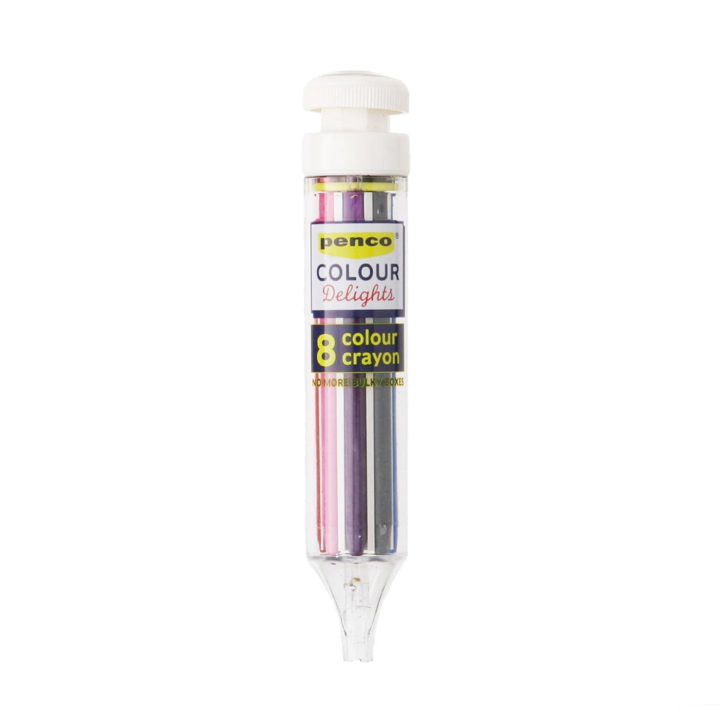 Penco - 8 Colour Crayon Regular Crayons
