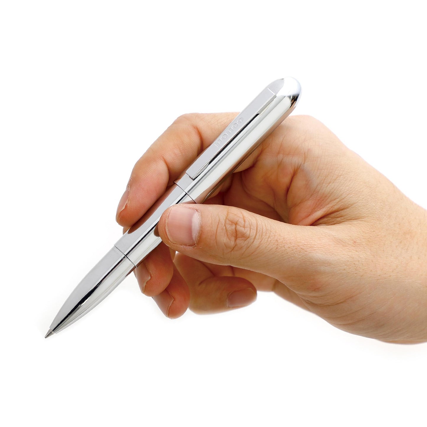 Bullet Ballpoint Pen Silver