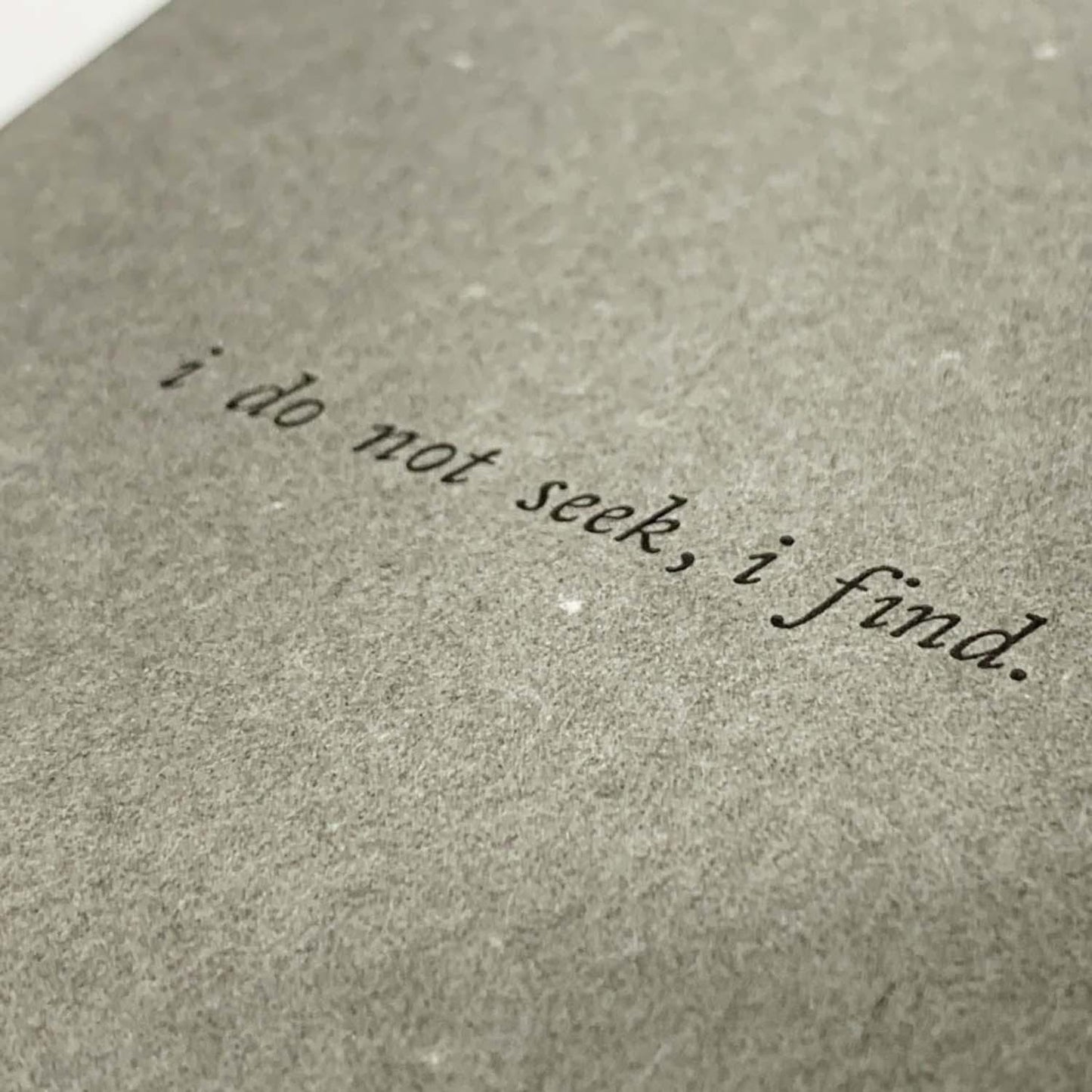 FIND POCKET NOTE Indigo