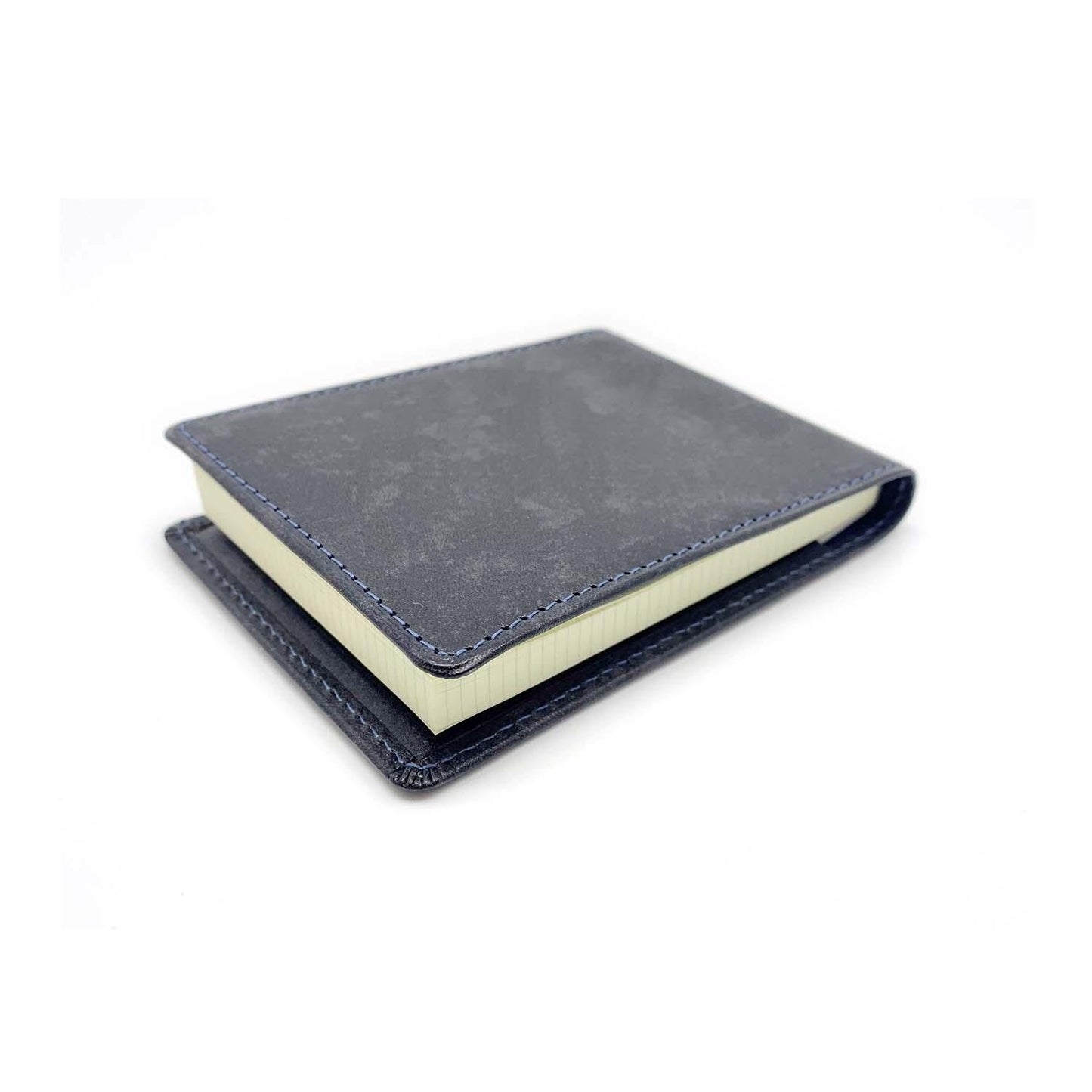 LEATHER FIND MEMO COVER ANTIQUE SHADE LEATHER CUSTOM GREY