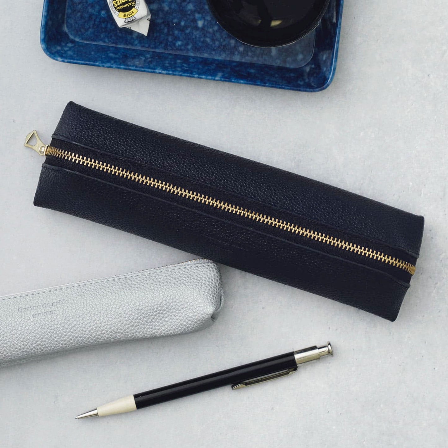 Fastener Pen Case Gray