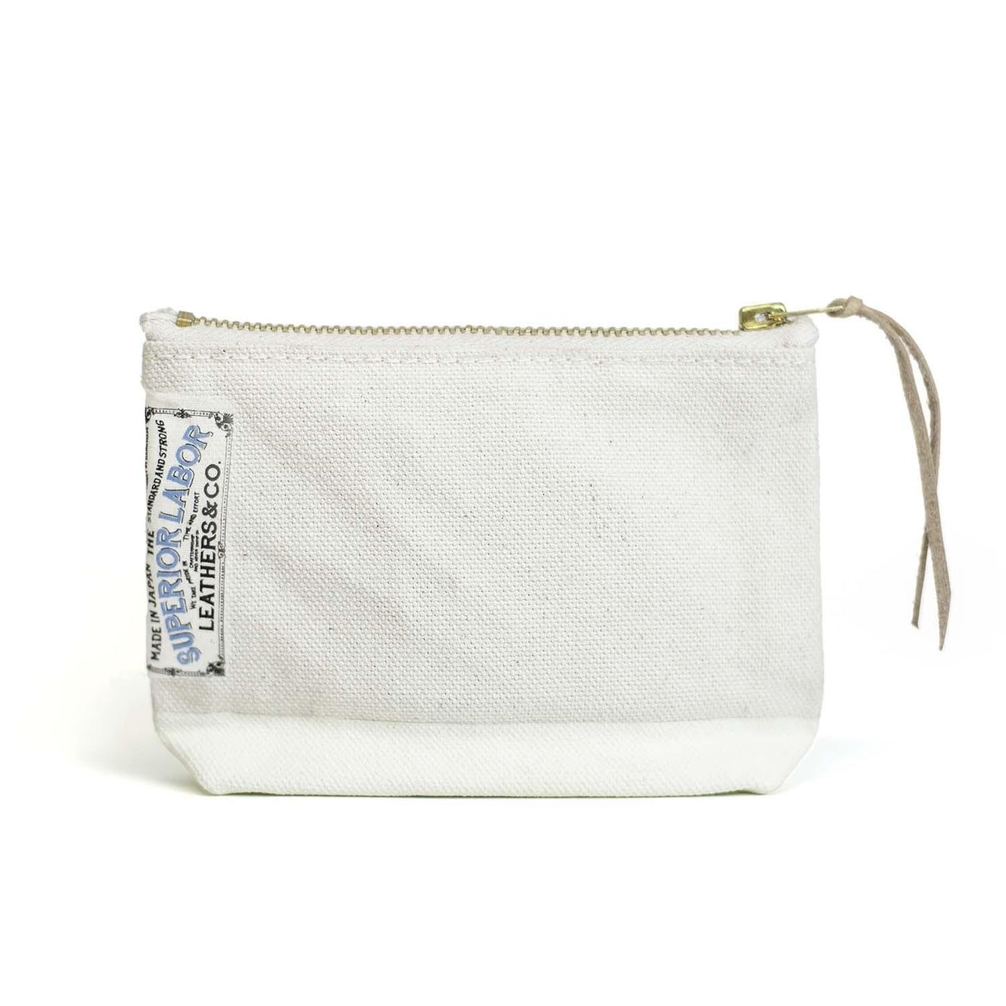 Cotton Canvas Pouch #01 White