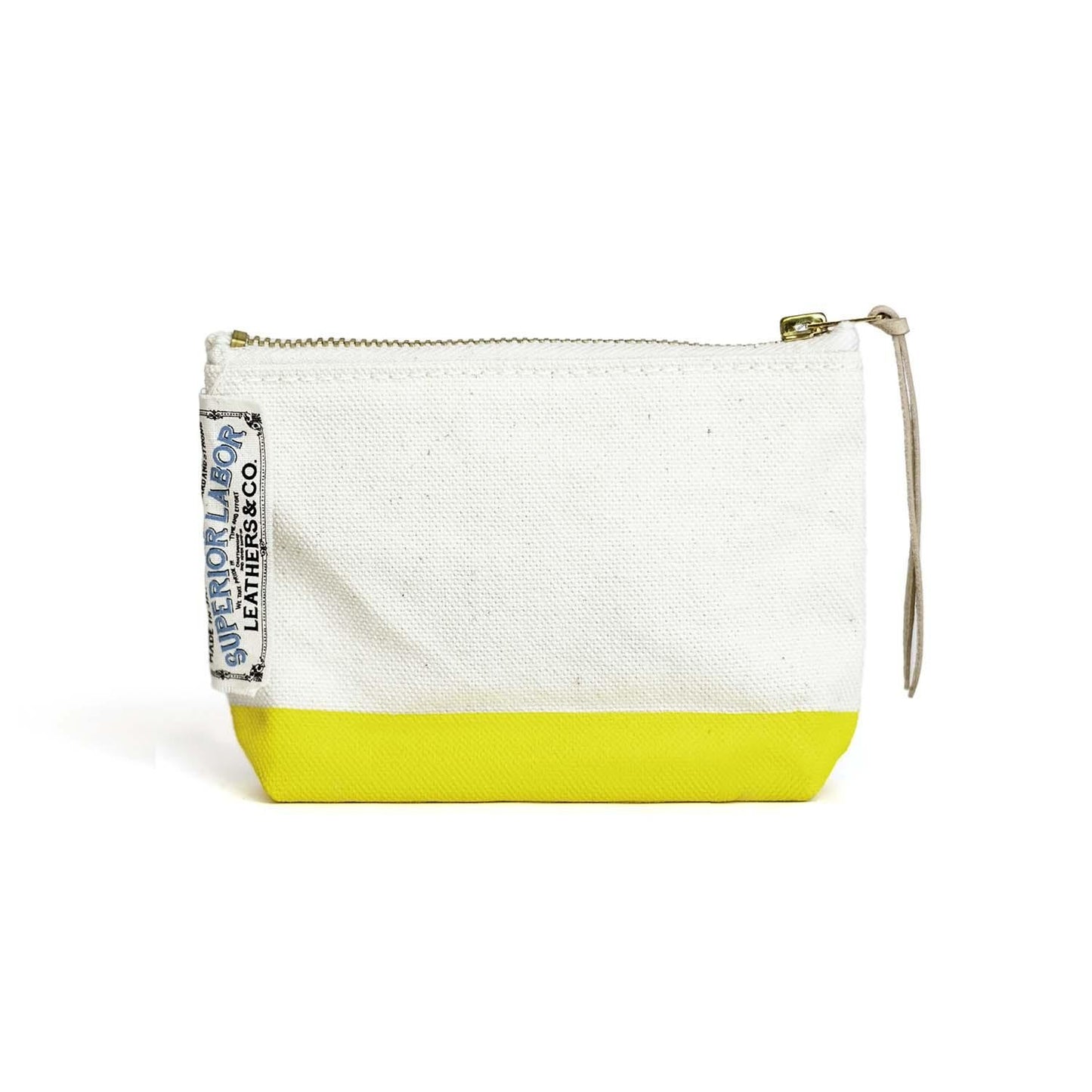Cotton Canvas Pouch #01 Yellow