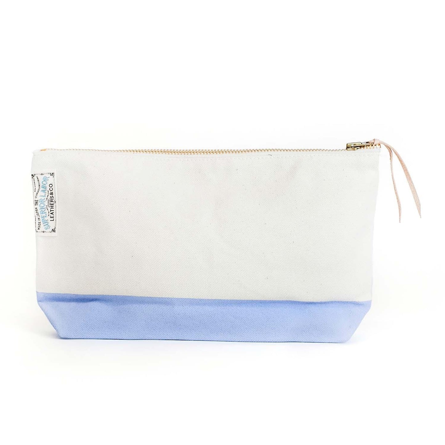 Cotton Canvas Pouch #04 Light Blue