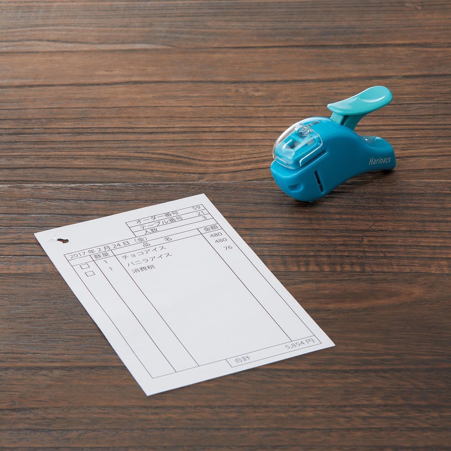 Stapleless Stapler Harinacs Compact Alpha 5 Sheets Black