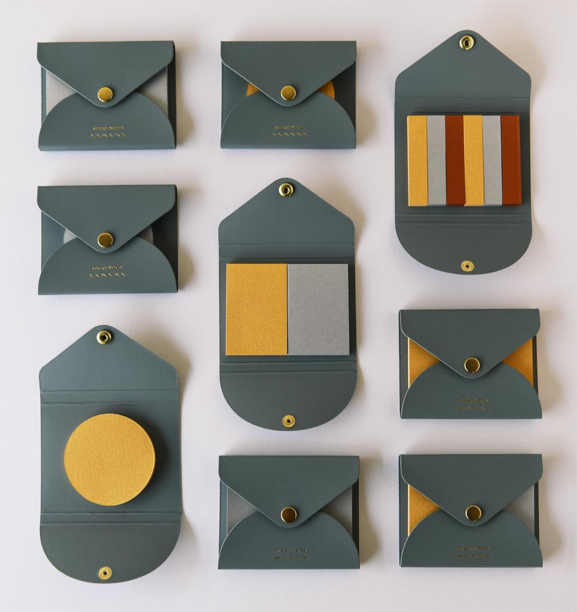 STICKY NOTES GOLD + SILVER + COPPER