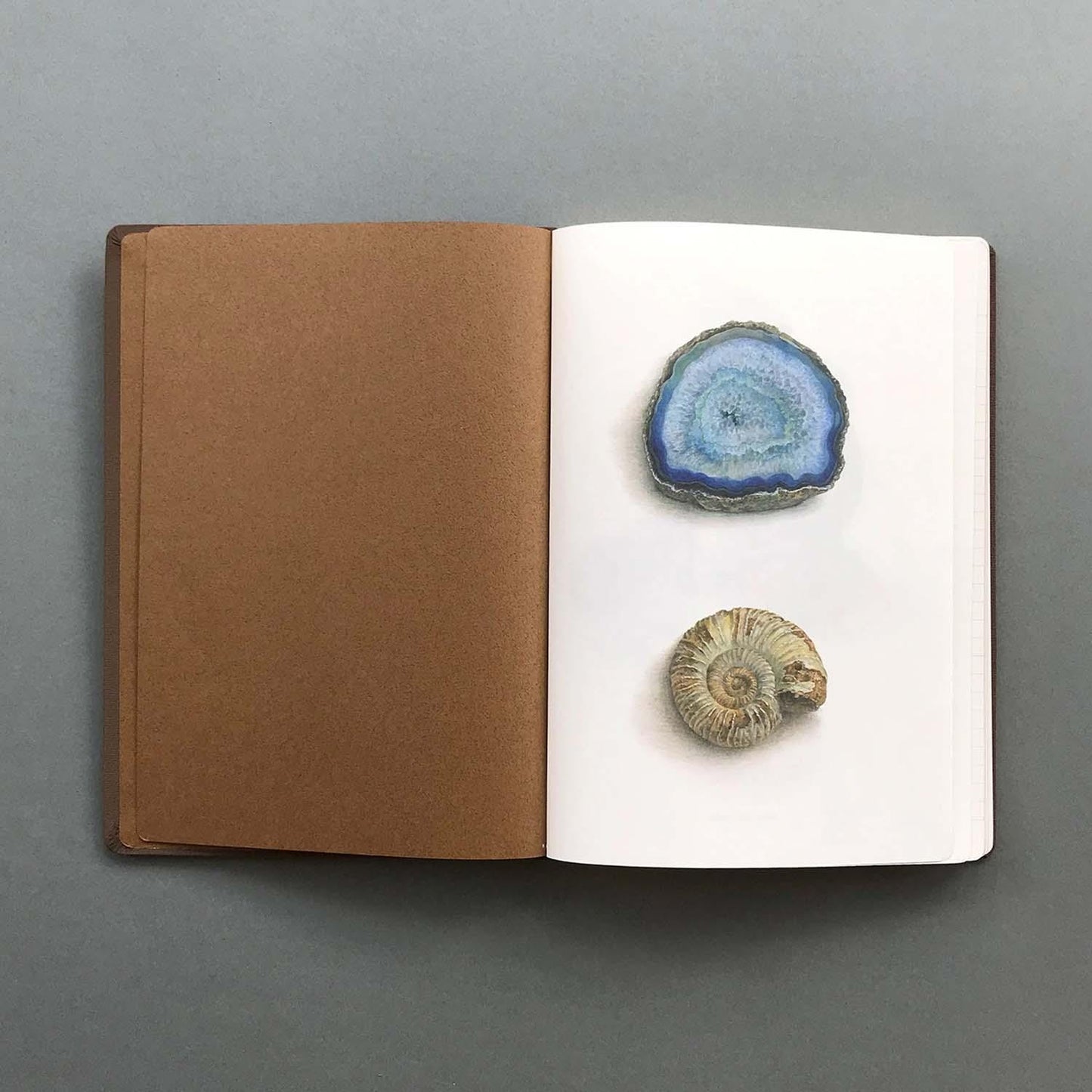 MUJINZO Notebook A5 "Mineral"