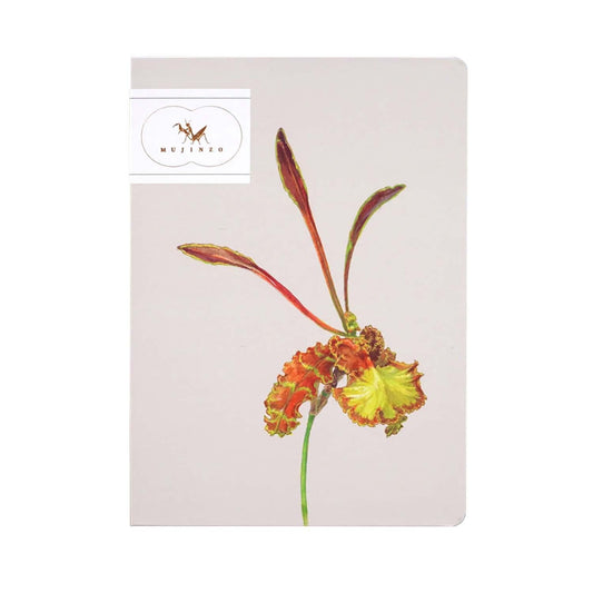 MUJINZO Notebook A5 "Psychopsis Papilio"