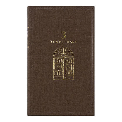 Diary 3 years Gate Brown