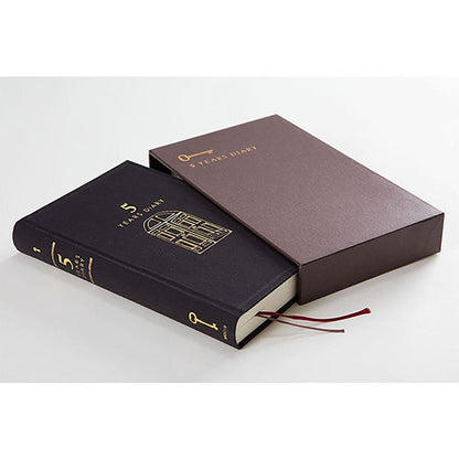 Diary 5 years Gate Black