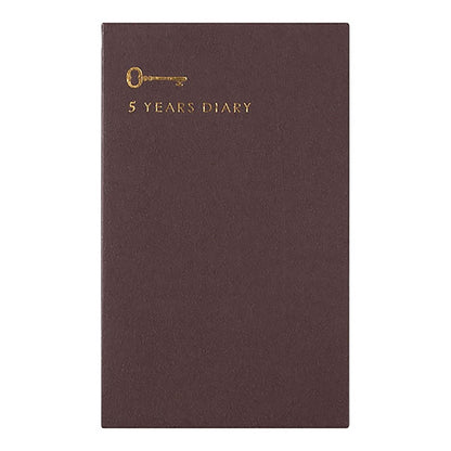 Diary 5 years Gate Black