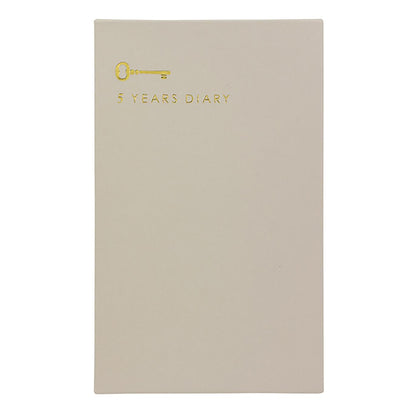 Diary 5 years Gate Red