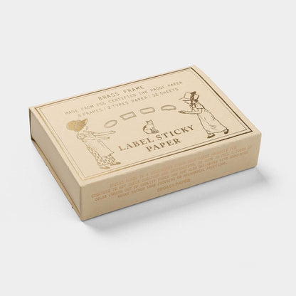 TROLLS PAPER Label sticky paper - Brass frame