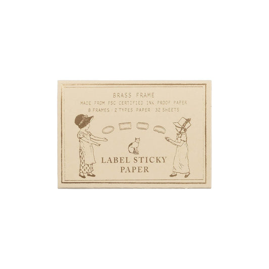 TROLLS PAPER Label sticky paper - Brass frame