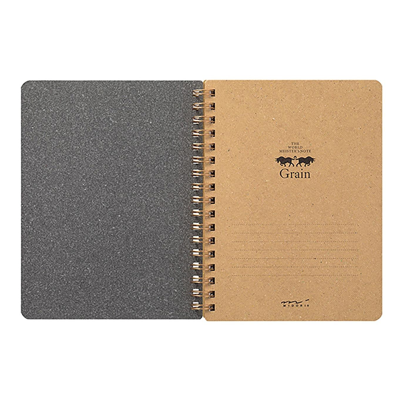 WM Ring Notebook Grain (B6 Variant) Dark Brown