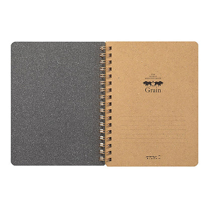 WM Ring Notebook Grain (B6 Variant) Dark Brown