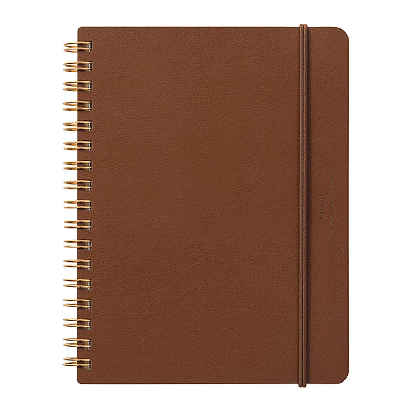 WM Ring Notebook Grain (B6 Variant) Dark Brown
