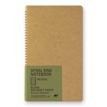 TRC SPIRAL RING NOTEBOOK (A5 Slim) DW Kraft
