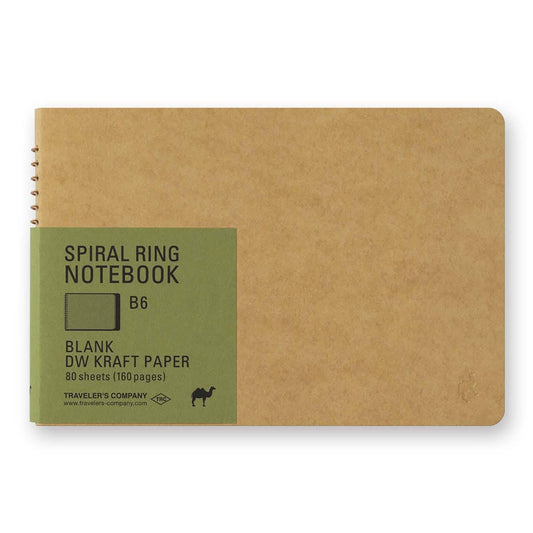 TRC SPIRAL RING NOTEBOOK (B6) DW Kraft