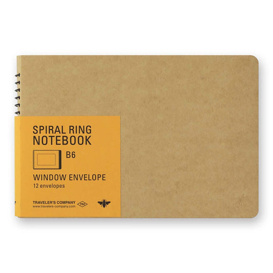 TRC SPIRAL RING NOTEBOOK (B6) Window Envelop
