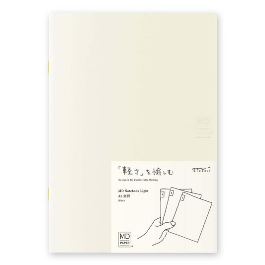 MD Notebook Light (A5) Blank 3pcs Pack A