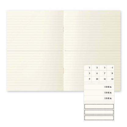 MD Notebook Light (A5) Lined 3pcs Pack A