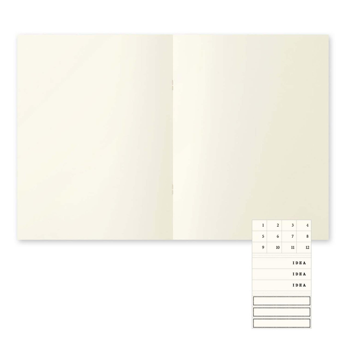 MD Notebook Light (A4 Variant) Blank 3pcs Pack A