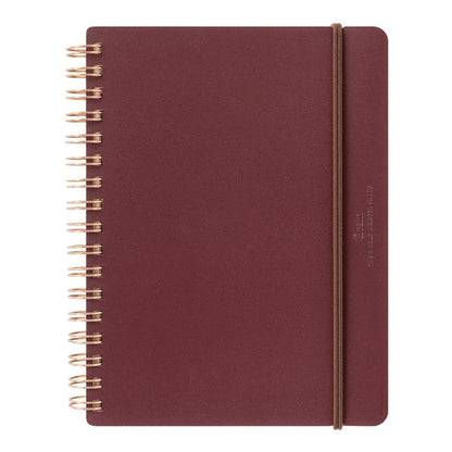 MIDORI WM Ring Notebook Grain (B6 Variant) - Red