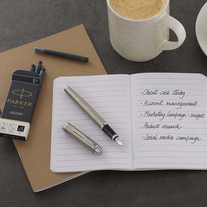 Parker Long Cartridges, blue ink