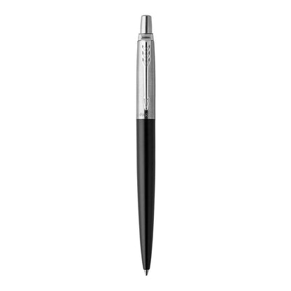 Parker Jotter Core Bond Street Black Chrome Colour Trim Ballpoint