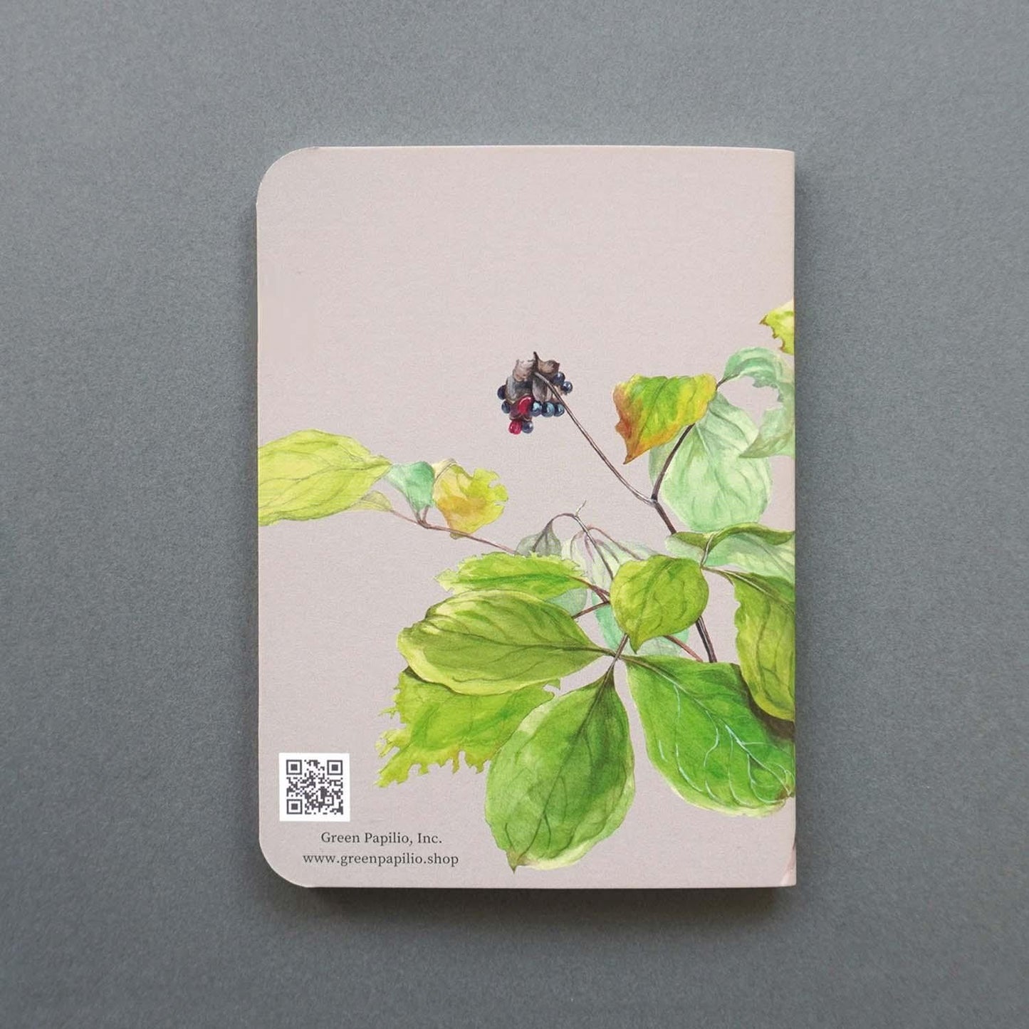 MUJINZO Notebook A6 Woodland Peony