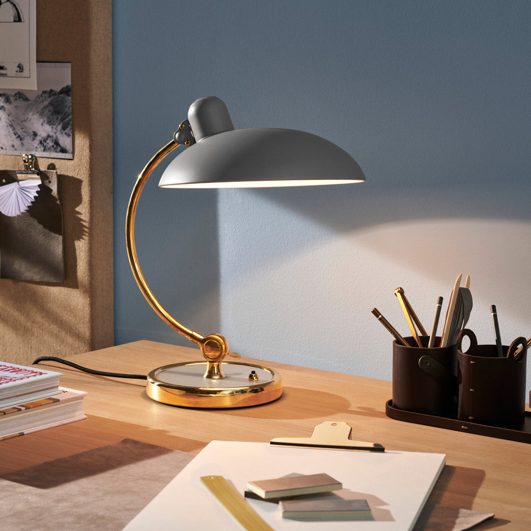 KAISER IDELL™ TABLE LAMP 6631-T Luxus - Easy grey & Brass