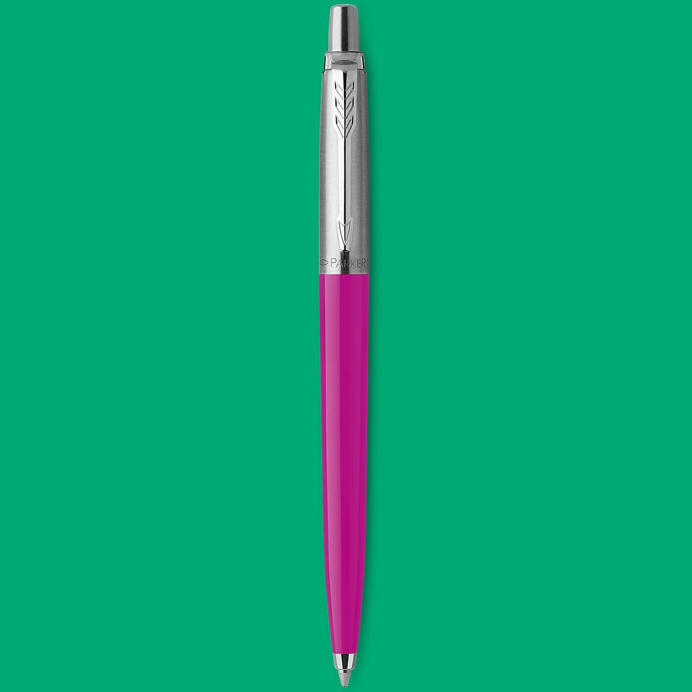 Parker Jotter Originals Magenta Chrome Colour Trim Ballpoint Pen Blister