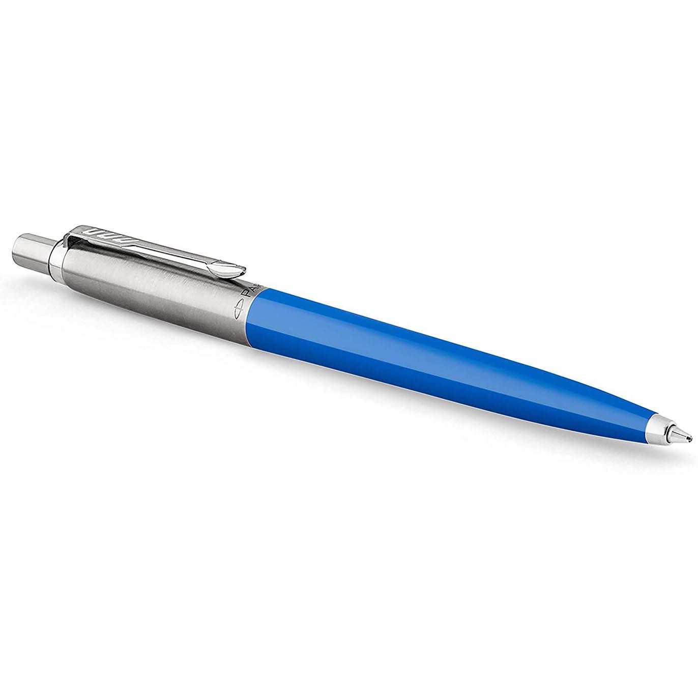 Parker Jotter Originals Blue Chrome Colour Trim Ballpoint Pen Blister