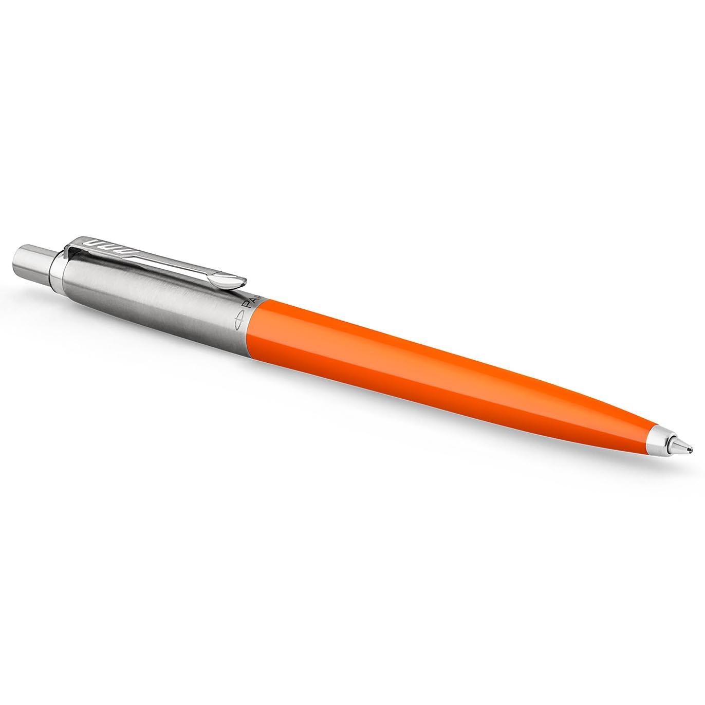 Parker Jotter Originals Orange Chrome Colour Trim Ballpoint Pen Blister