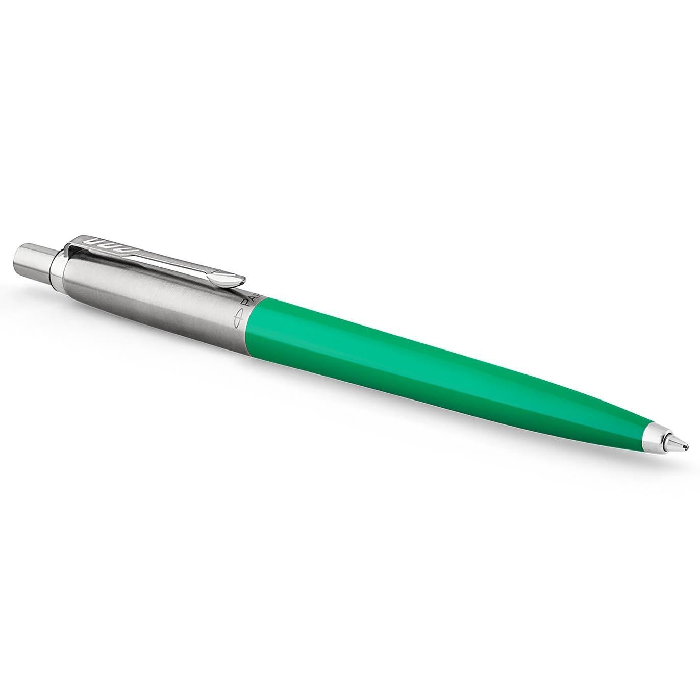 Parker Jotter Originals Green Chrome Colour Trim Ballpoint Pen Blister