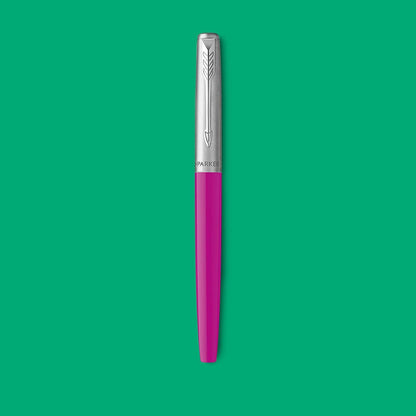 Parker Jotter Originals Magenta Chrome Color Trim M Fountain Pen