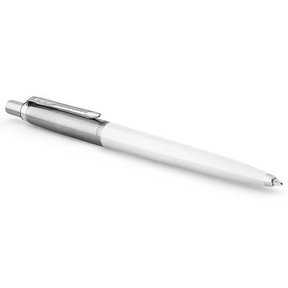 Parker Jotter Originals White Chrome Colour Trim Ballpoint Pen Blister