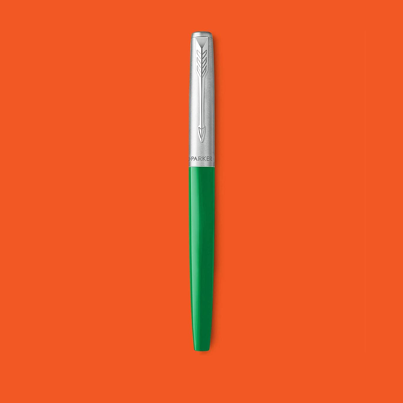 Parker Jotter Originals Green Chrome Colour Trim Fountain Pen M