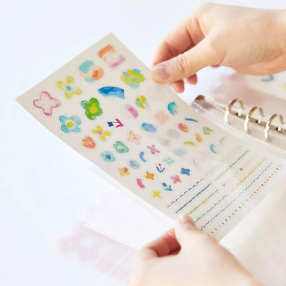 KING JIM Sticker Binder File