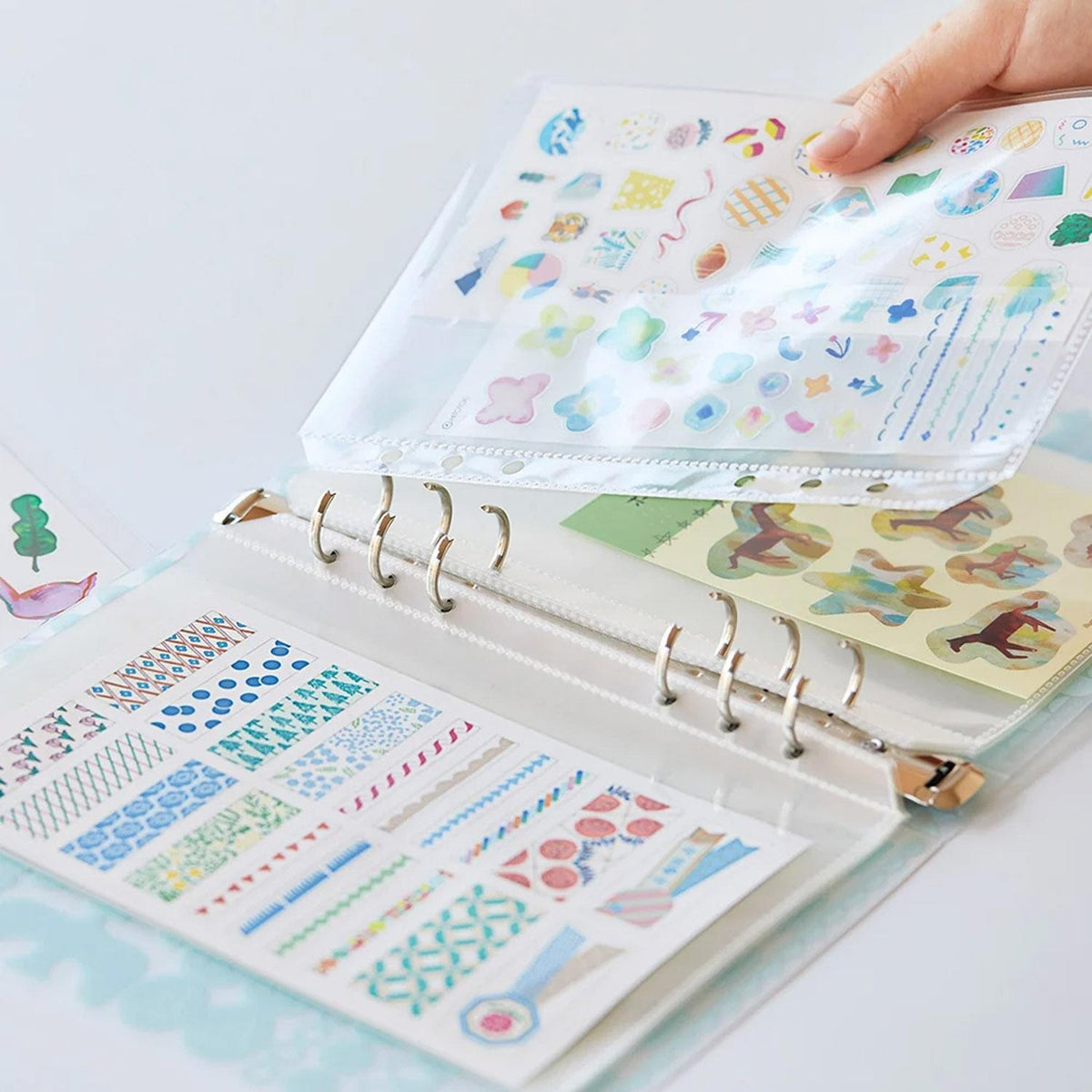 KING JIM Sticker Binder File