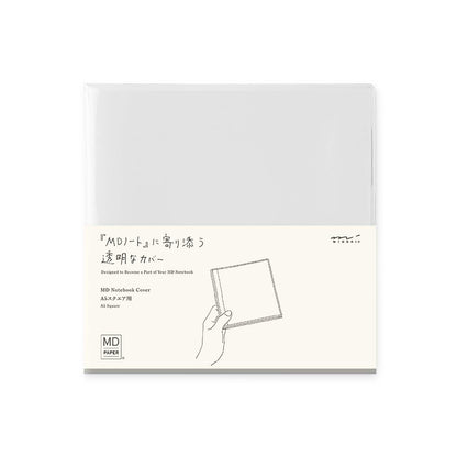 MD Notebook Cover Clear for (A5 Square)