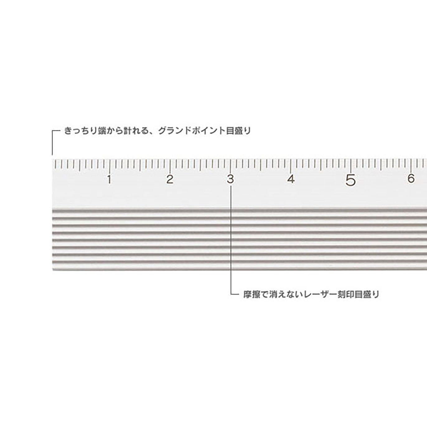 Aluminum Ruler 15cm Silver