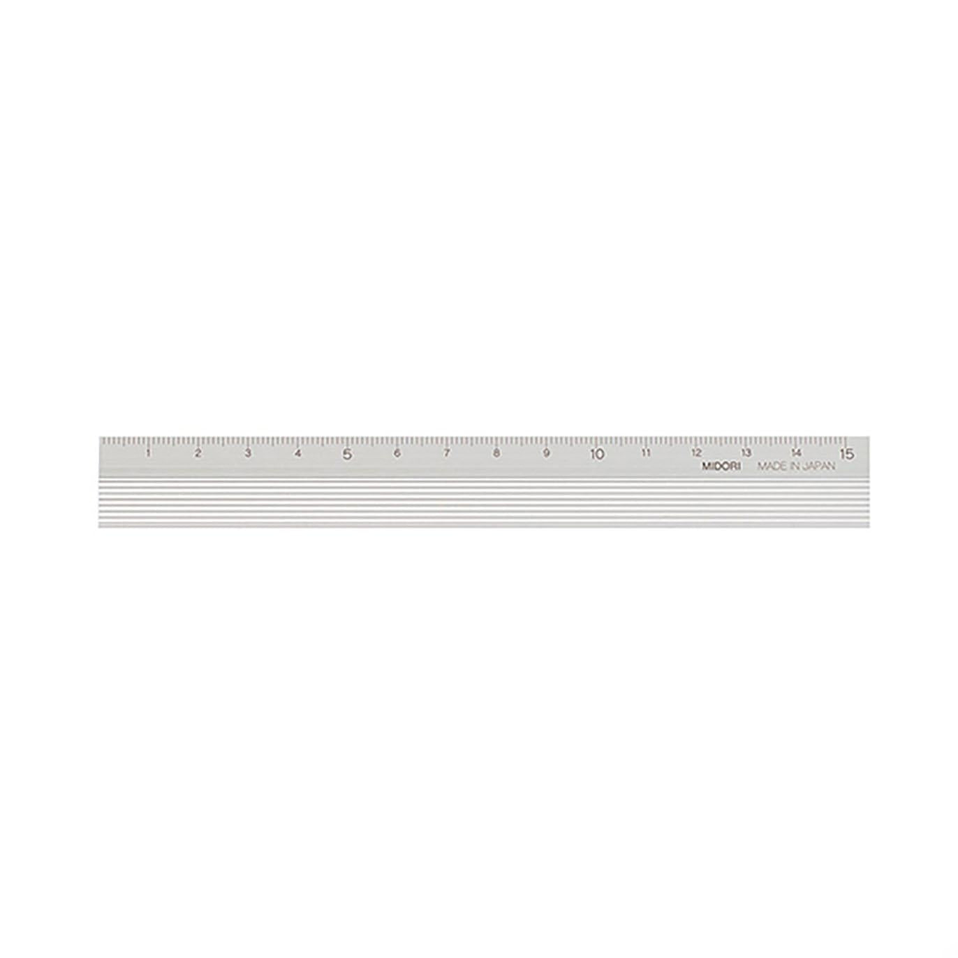 Aluminum Ruler 15cm Silver