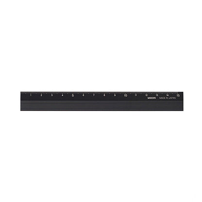 Aluminum Ruler 15cm Black
