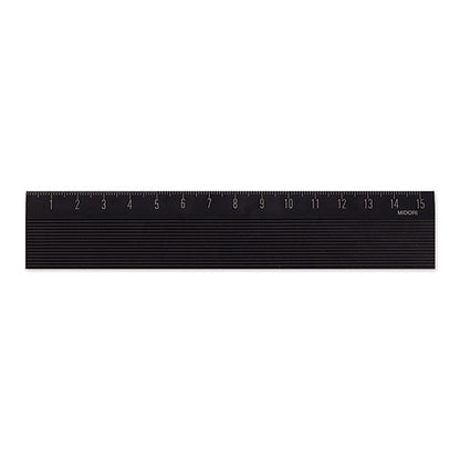 Aluminum Ruler (15cm) Non-Slip Black