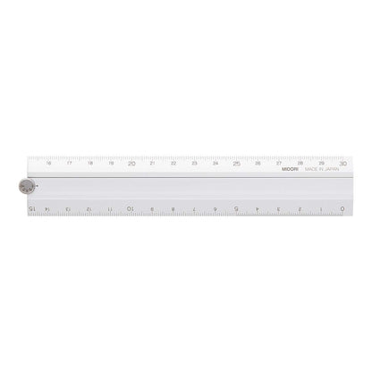 Aluminum Multiple Ruler (30cm) Silver A